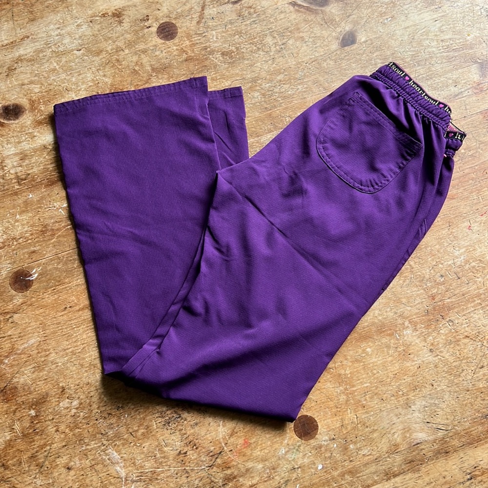 HeartSoul purple scrub pants
